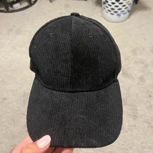💛BLACK CORDUROY HAT💛